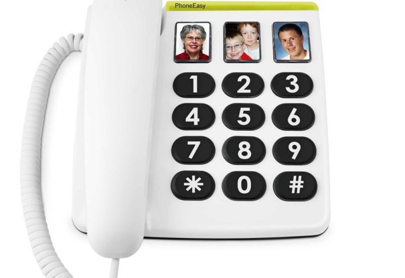 téléphone fixe à grosses touches pour seniors